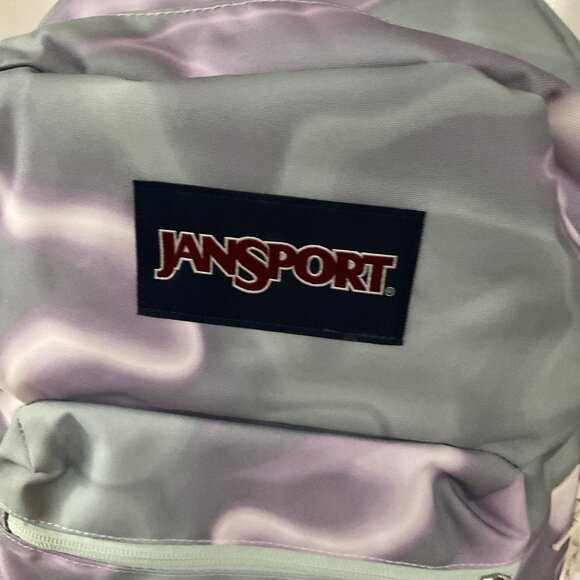 Jansport Tie-Dye Backpack With Water Bottle Pocket 15" Laptop Sleeve - Picture 3 of 5